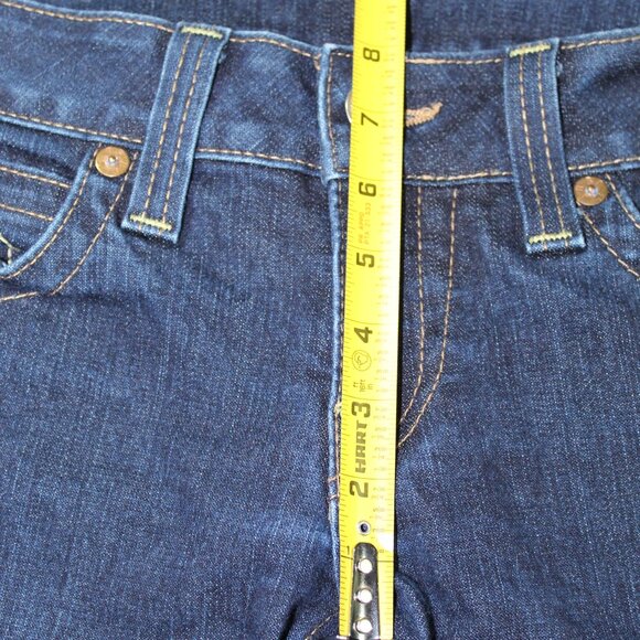 Vintage 90's True Religion Low Rise Bootcut Jeans Size 32 - LIKE NEW - Picture 7 of 9